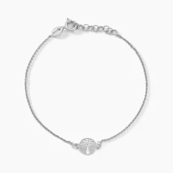 Histoire d'Or Bracelet Audrey-rose Argent Blanc New