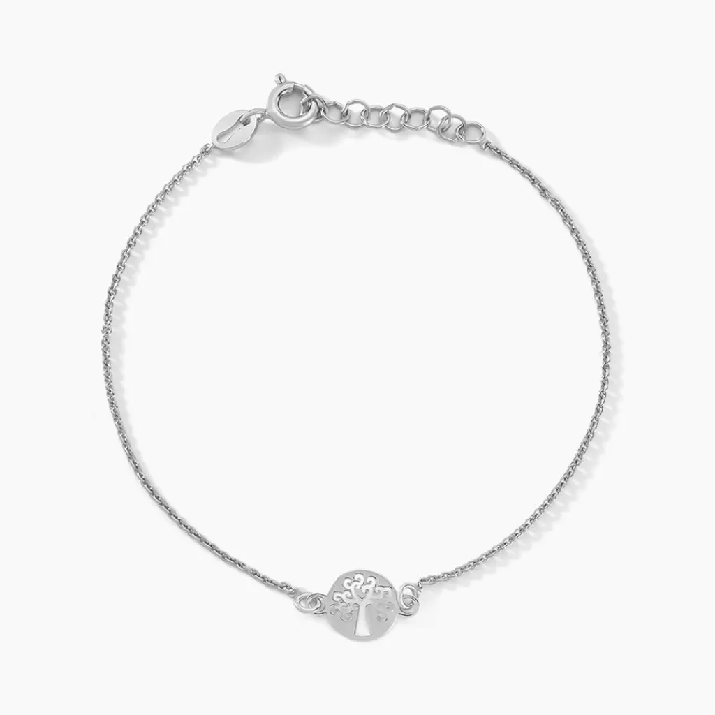 Histoire d'Or Bracelet Audrey-rose Argent Blanc New