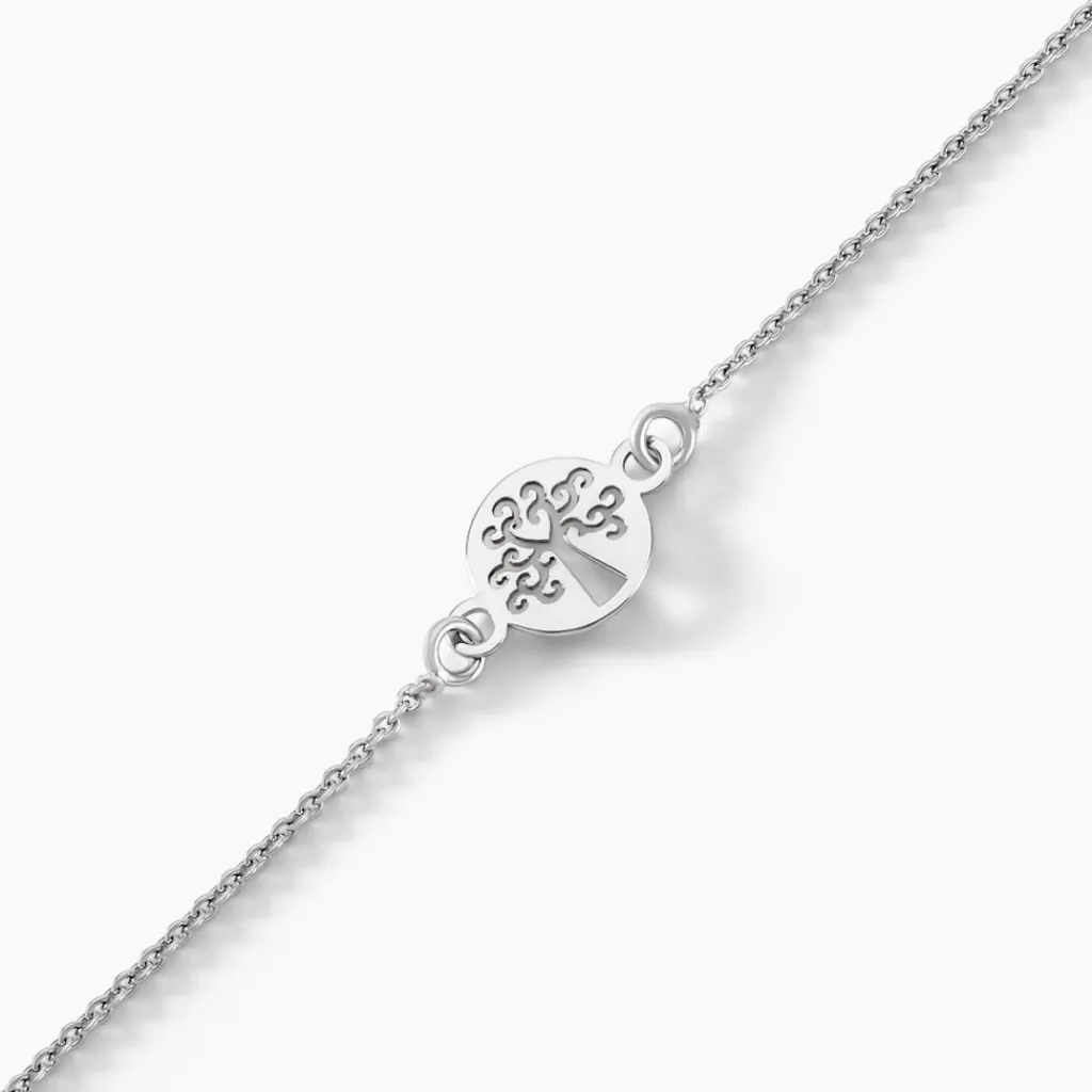 Histoire d'Or Bracelet Audrey-rose Argent Blanc New