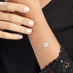 Histoire d'Or Bracelet Audrey-rose Argent Blanc New