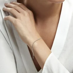 Histoire d'Or Bracelet Aune Argent Blanc Hot