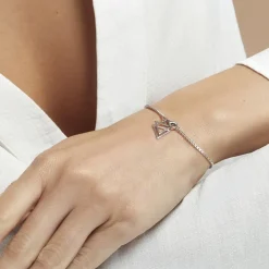 Histoire d'Or Bracelet Aune Argent Blanc Hot