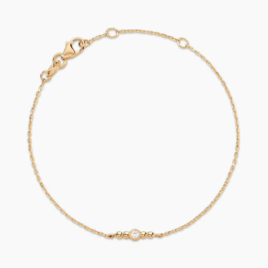 Histoire d'Or Bracelet Aura Plaqué Or Jaune Oxyde De Zirconium Online