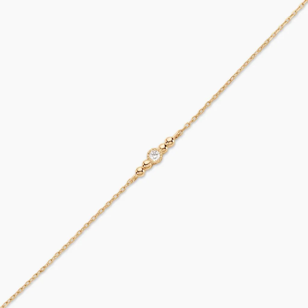 Histoire d'Or Bracelet Aura Plaqué Or Jaune Oxyde De Zirconium Online