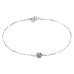 Histoire d'Or Bracelet Auxana Argent Blanc Oxyde De Zirconium argent blanc oxyde bleu Online