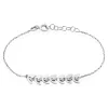 Histoire d'Or Bracelet Auxanne Argent Blanc