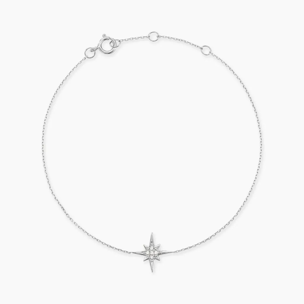 Histoire d'Or Bracelet Aveline Or Blanc Diamant Sale