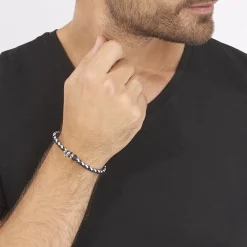 Histoire d'Or Bracelet Axel Acier Blanc New