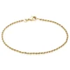 Histoire d'Or Bracelet Azelys Maille Corde Plaqué Or Jaune Outlet