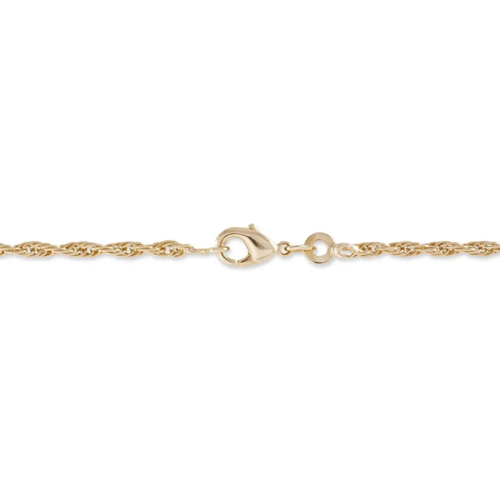 Histoire d'Or Bracelet Azelys Maille Corde Plaqué Or Jaune Outlet
