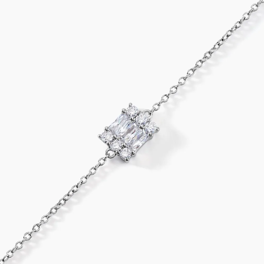 Histoire d'Or Bracelet Baroque Party Argent Blanc Oxyde De Zirconium Sale