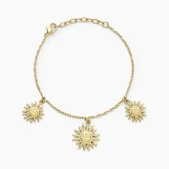 Histoire d'Or Bracelet Bastia Acier Jaune New