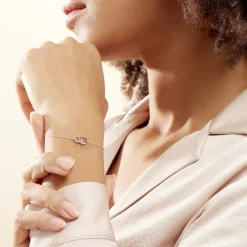 Histoire d'Or Bracelet Bella Or Blanc Diamant Discount