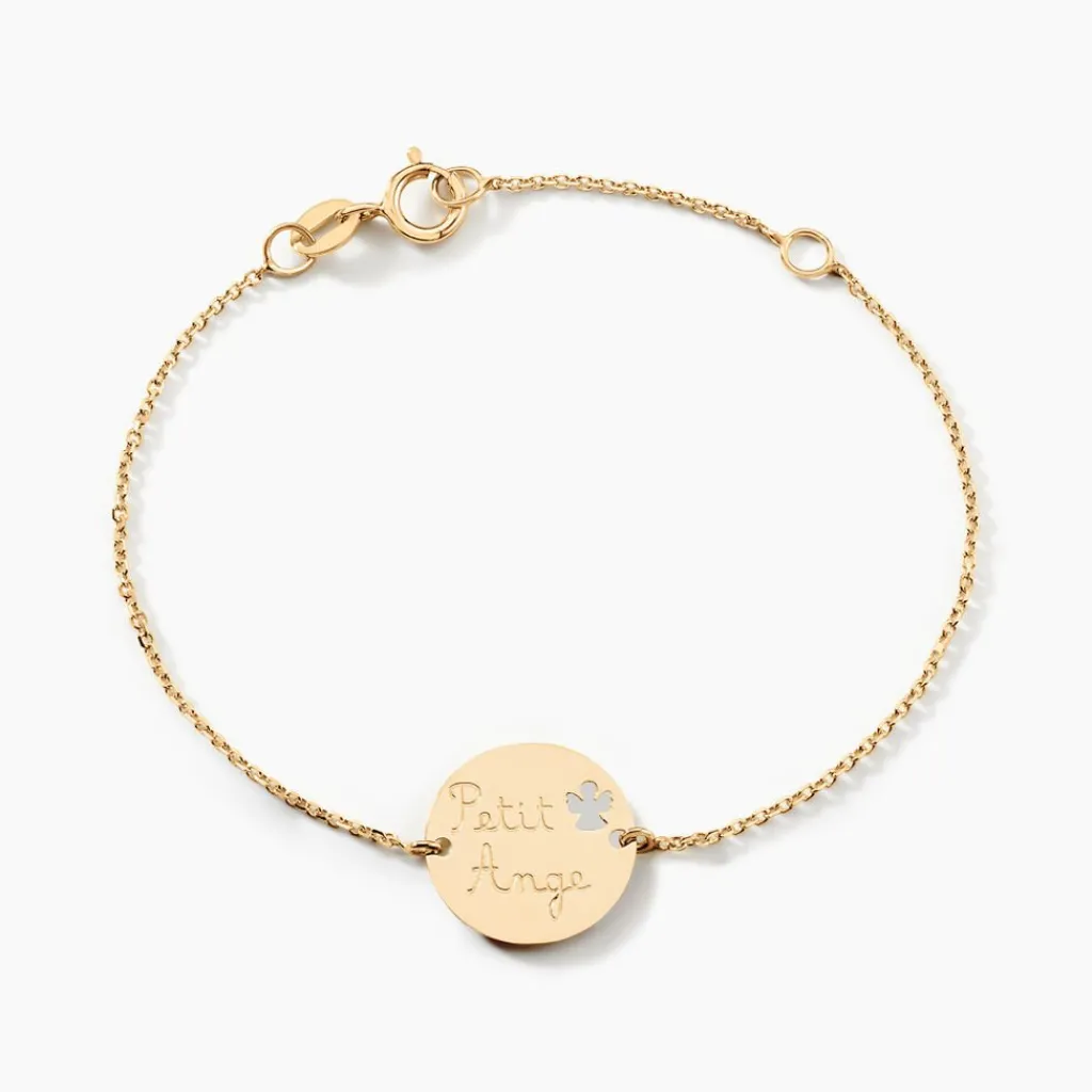 Histoire d'Or Bracelet Benedicte Message Or Jaune New