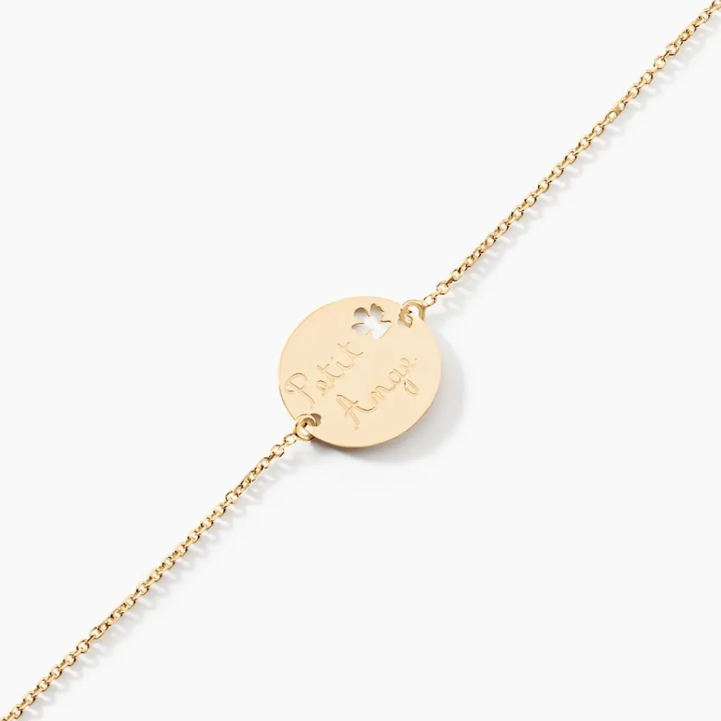 Histoire d'Or Bracelet Benedicte Message Or Jaune New
