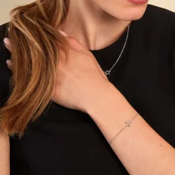 Histoire d'Or Bracelet Bess Argent Blanc Best