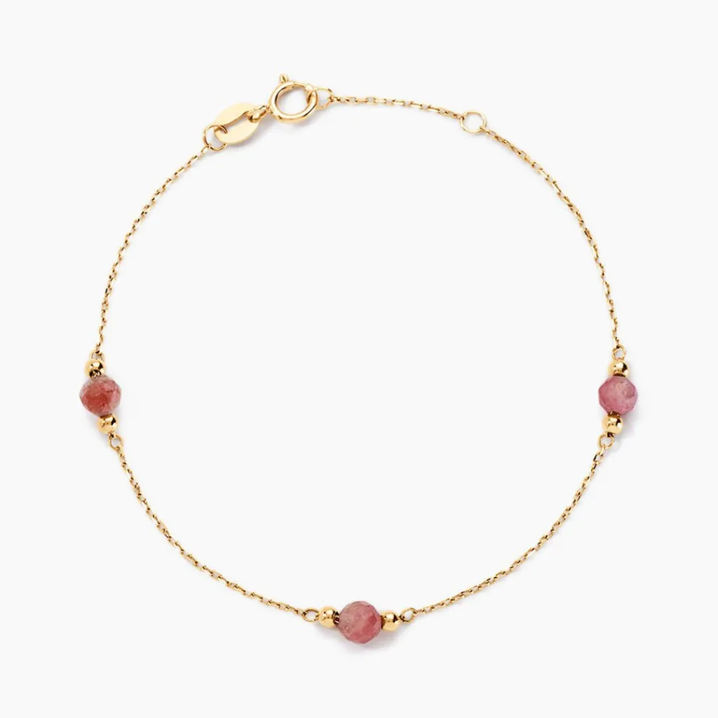 Histoire d'Or Bracelet Billy Or Jaune Tourmaline or jaune tourmaline rose Sale