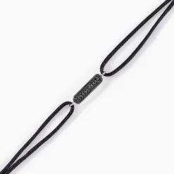 Histoire d'Or Bracelet Black Diamond Or Blanc Diamant Noirs