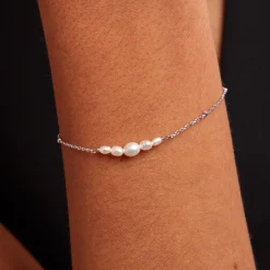 Histoire d'Or Bracelet Blaine Argent Blanc Perle De Culture Clearance