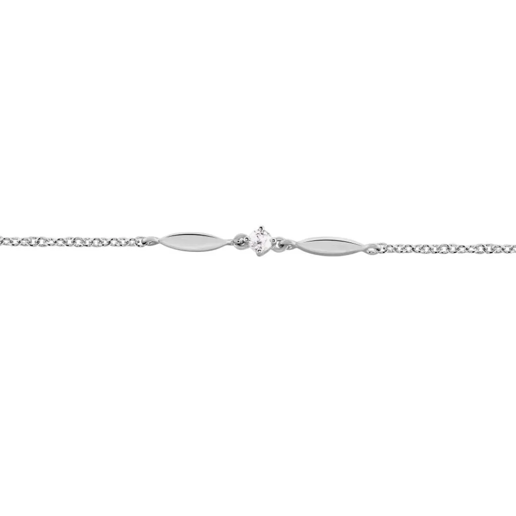 Histoire d'Or Bracelet Bormana Argent Blanc Oxyde De Zirconium Discount