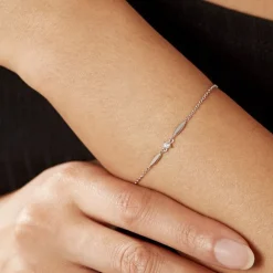 Histoire d'Or Bracelet Bormana Argent Blanc Oxyde De Zirconium Discount