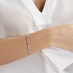 Histoire d'Or Bracelet Brielle Argent Blanc Oxyde De Zirconium Online