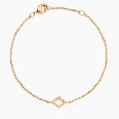 Histoire d'Or Bracelet Brody Plaqué Or Jaune Oxydes De Zirconium