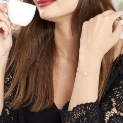 Histoire d'Or Bracelet Brunehaut Or Jaune Diamant New