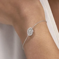 Histoire d'Or Bracelet Brunilda Argent Blanc Oxyde De Zirconium Outlet