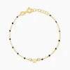 Histoire d'Or Bracelet Bubble Argent Jaune Oxyde De Zirconium Hot