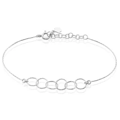 Histoire d'Or Bracelet Bulle argent blanc Clearance