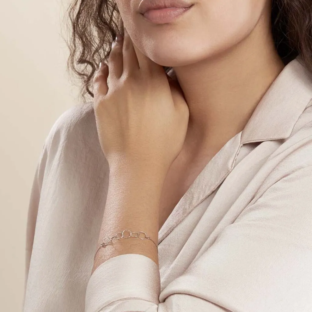 Histoire d'Or Bracelet Bulle argent blanc Clearance