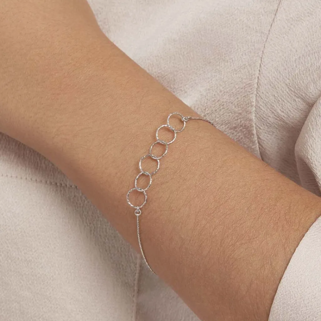 Histoire d'Or Bracelet Bulle argent blanc Clearance