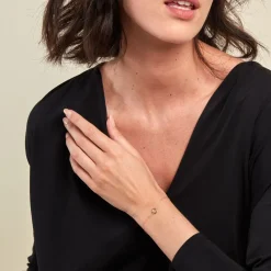 Histoire d'Or Bracelet Caius Or Jaune Oxyde De Zirconium Outlet