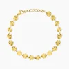 Histoire d'Or Bracelet Calliandra Acier Jaune Sale