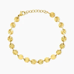 Histoire d'Or Bracelet Calliandra Acier Jaune Sale