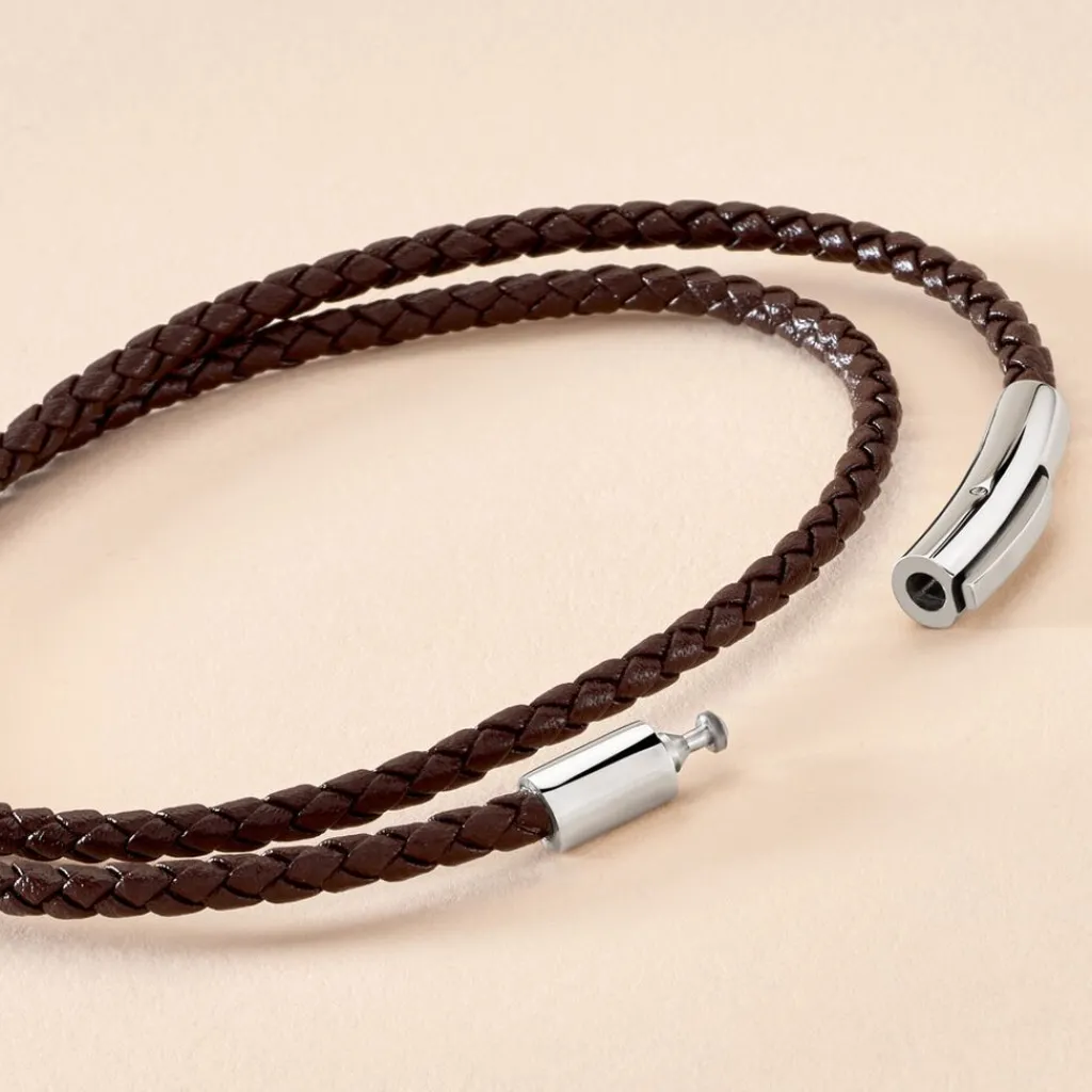 Histoire d'Or Bracelet Calvino Acier Blanc New