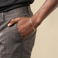 Histoire d'Or Bracelet Cameo Alternee 1/3 Or Jaune Clearance