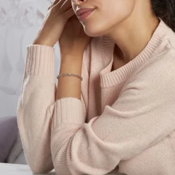 Histoire d'Or Bracelet Camiorica Argent Blanc Clearance