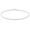Histoire d'Or Bracelet Capucin Or Blanc Maille Marine Plate Online