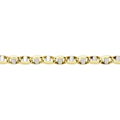 Histoire d'Or Bracelet Carlo Maille Marine Ronde or bicolore New