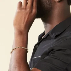 Histoire d'Or Bracelet Carlo Maille Marine Ronde or bicolore New