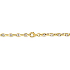 Histoire d'Or Bracelet Carlo Or Bicolore Maille Marine Ronde Hot