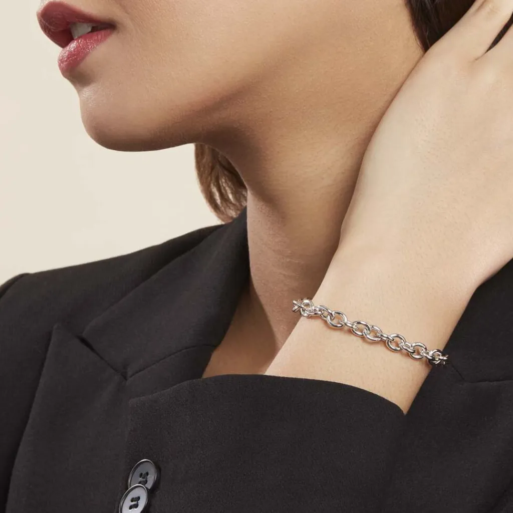Histoire d'Or Bracelet Carola Argent Blanc Sale