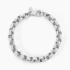 Histoire d'Or Bracelet Carola Maille Jaseron Argent Blanc Outlet