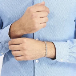 Histoire d'Or Bracelet Carrus Argent Blanc New