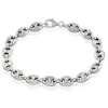 Histoire d'Or Bracelet Carrus Maille Grain De Cafe Argent Blanc Online