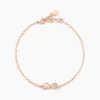 Histoire d'Or Bracelet Castilla Argent Rose Outlet