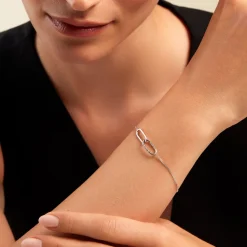 Histoire d'Or Bracelet Cedrine Argent Blanc Online