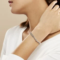 Histoire d'Or Bracelet Cefora Argent Blanc